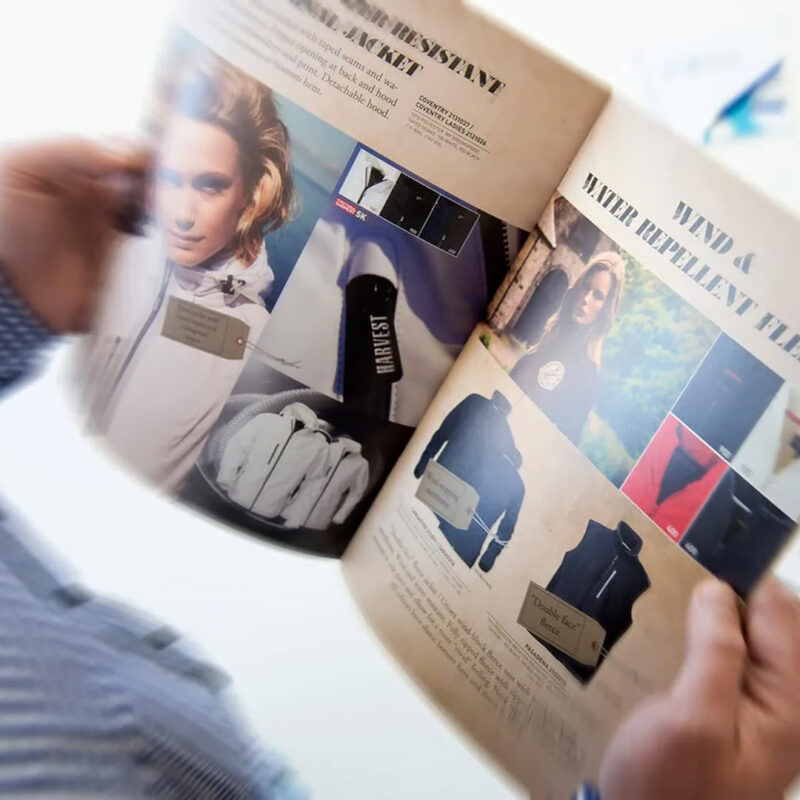 Trycksak, produktkatalog med högupplösta bilder