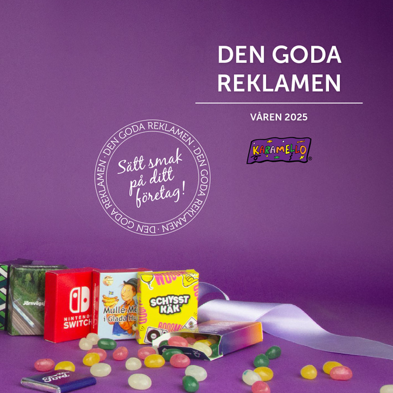 Profilgodis från karamello
