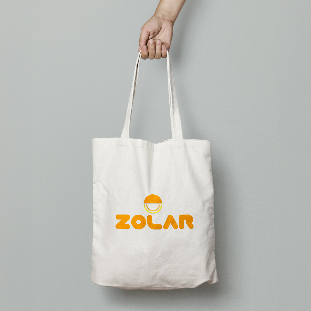Tote Bag med tryck en uppsattad giveaway på mässa och event
