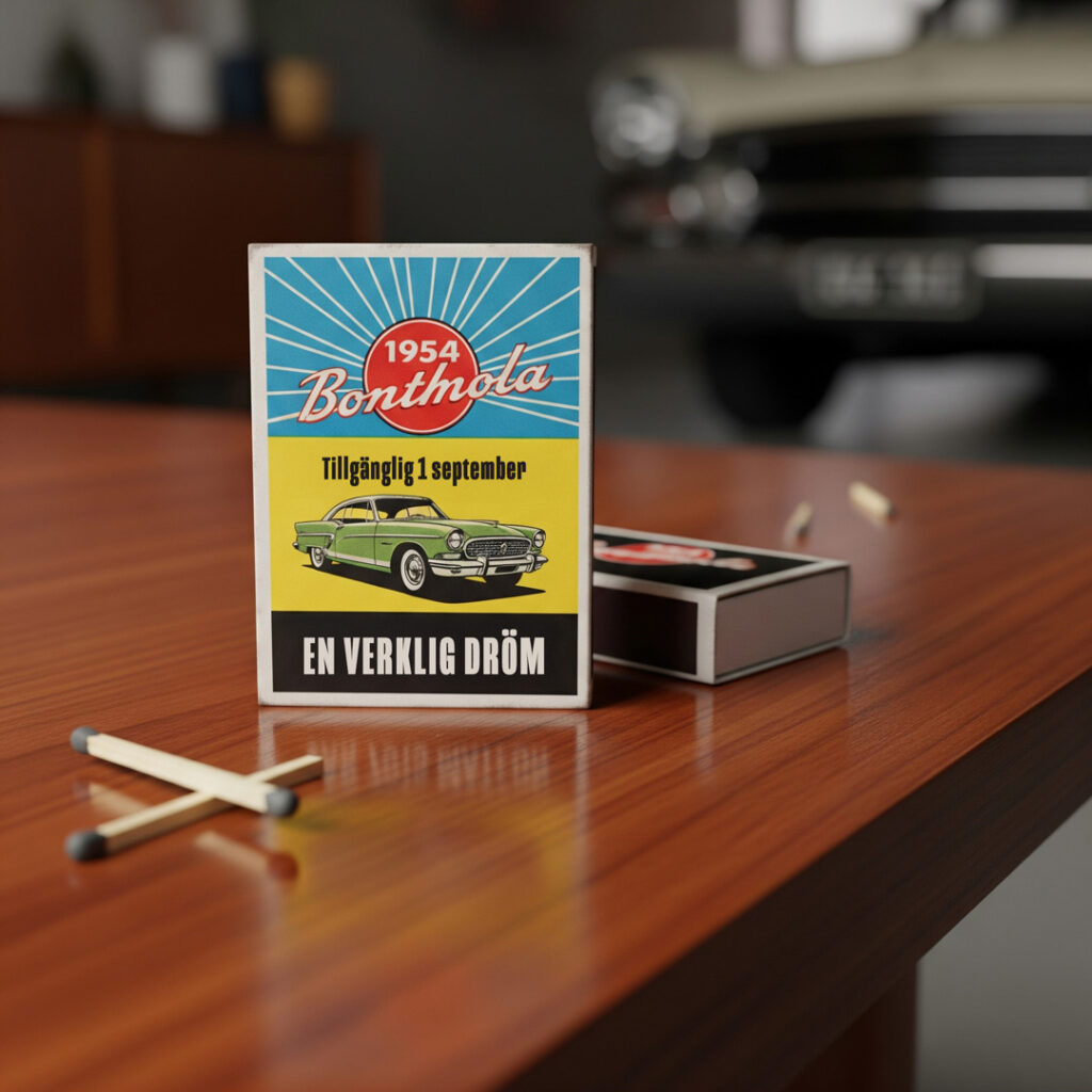 Reklamtändstickor från 1950-talet