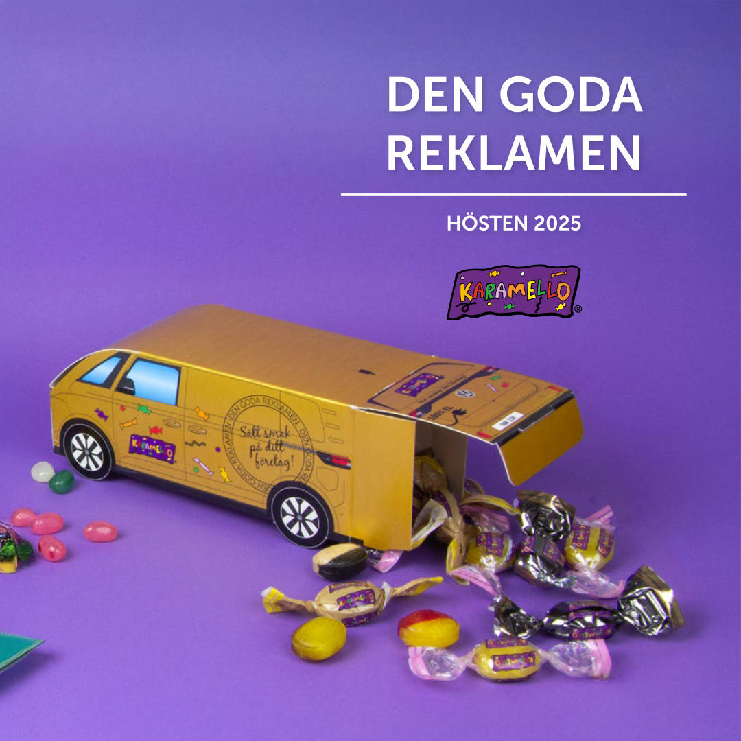Profilgodis är perfekt för alla typer av mässor och event
