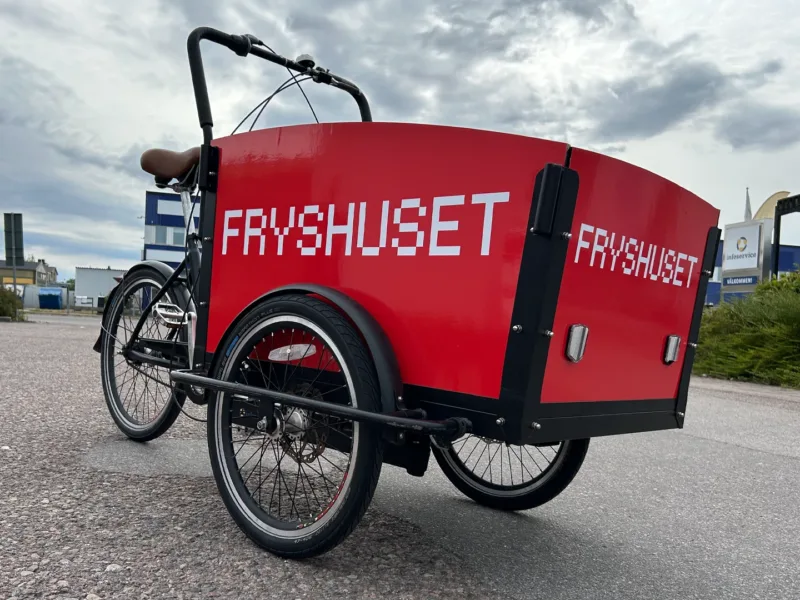 Foliering av cykel till Fryshuset Kalmar