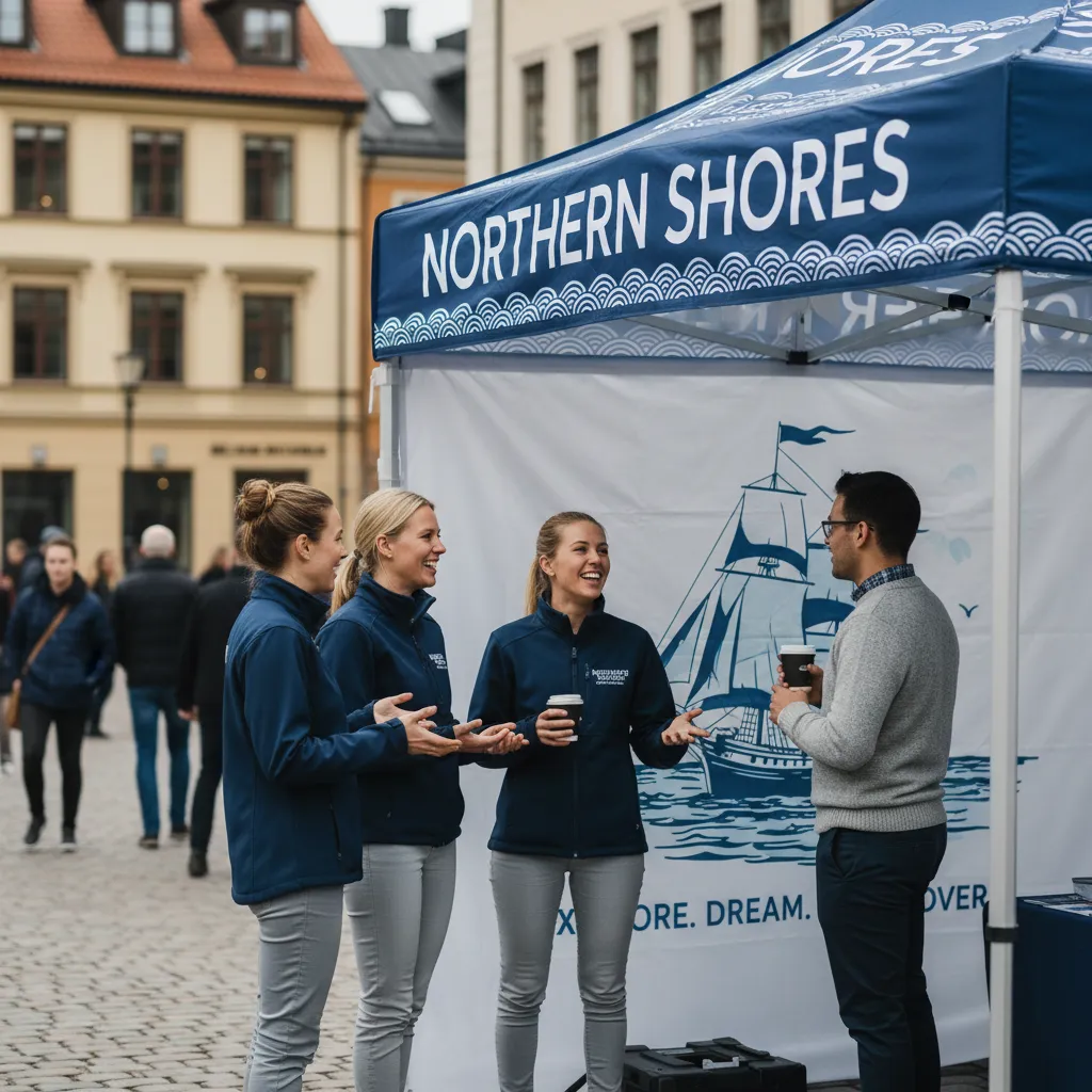 Eventtält, reklamtält med eget tryck