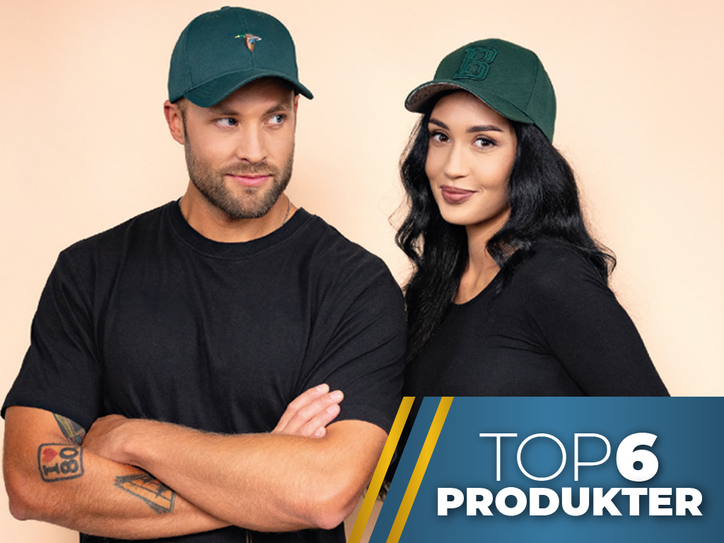 Kepsar med egen märkning