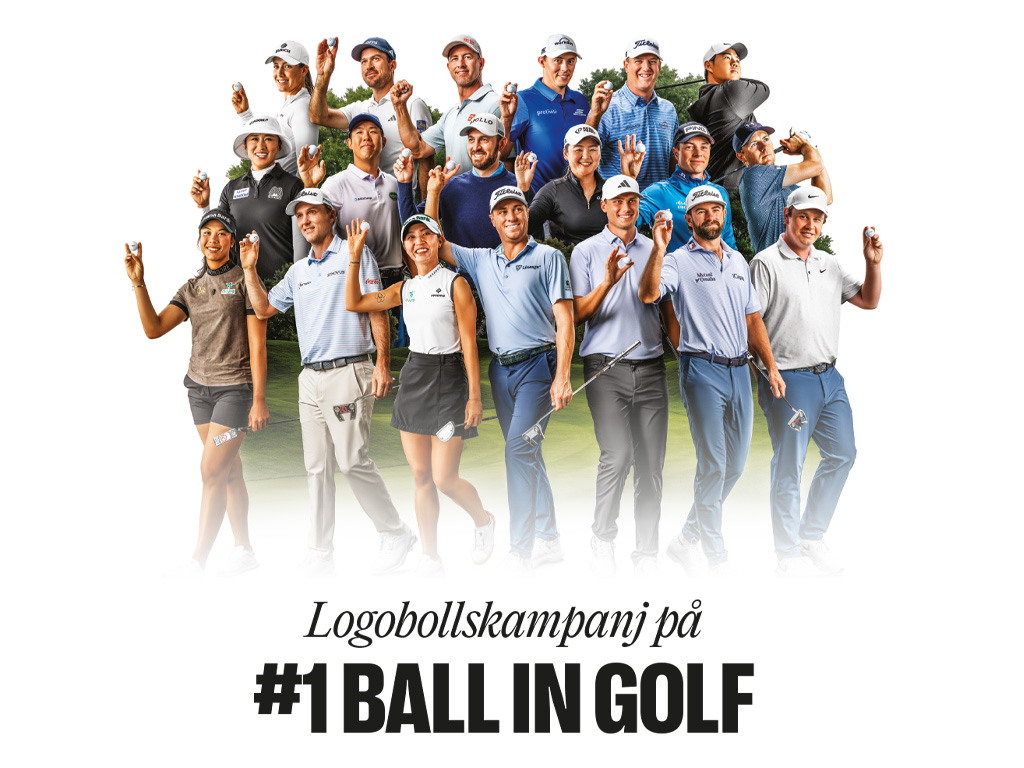 Golfbollar från Titleist märkta med din logotyp