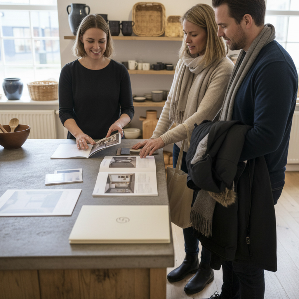 printat material är perfekt säljmaterial som kunden tar med hem