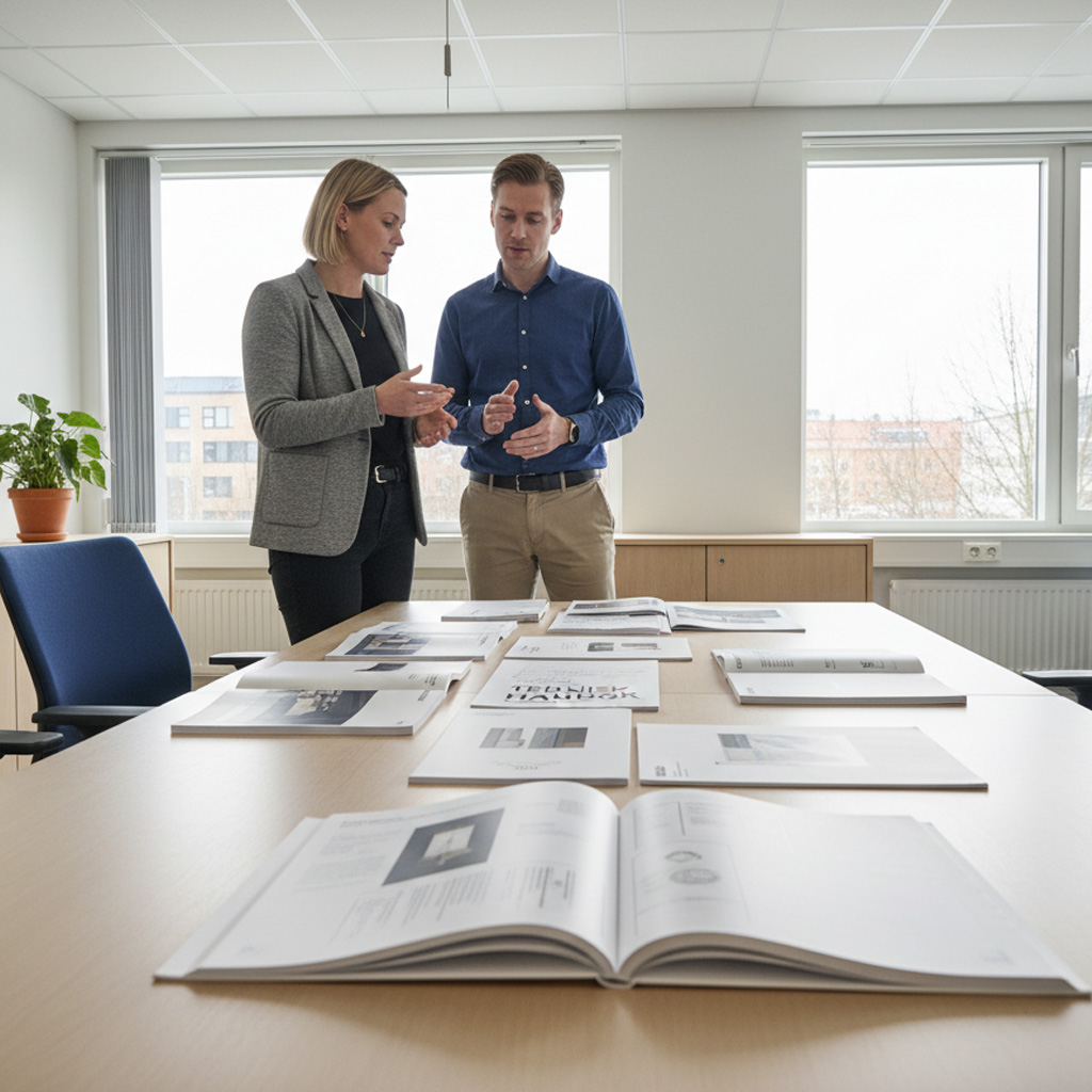 Infoservice är en stabil leverantör av trycksaker till svenska industriföretag