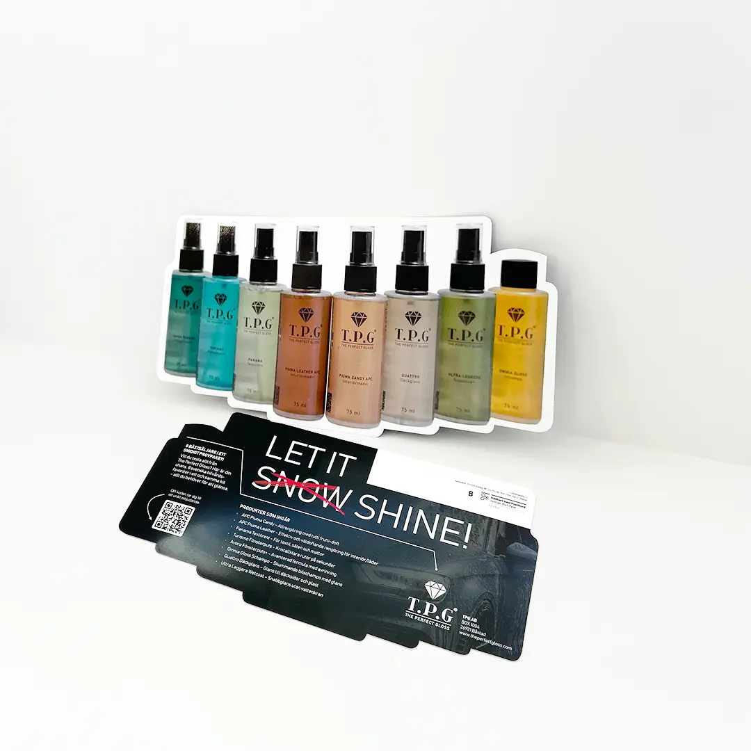 Ett adresserat direktreklamutskick i ett skuret format som gör intryck hos mottagaren